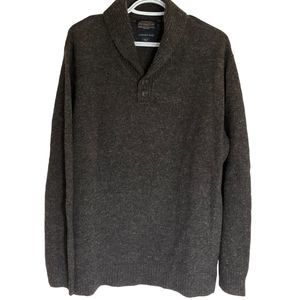 Pendleton Mens 100% Shetland Washable Wool Shawl Collar Pullover Sweater Size XL